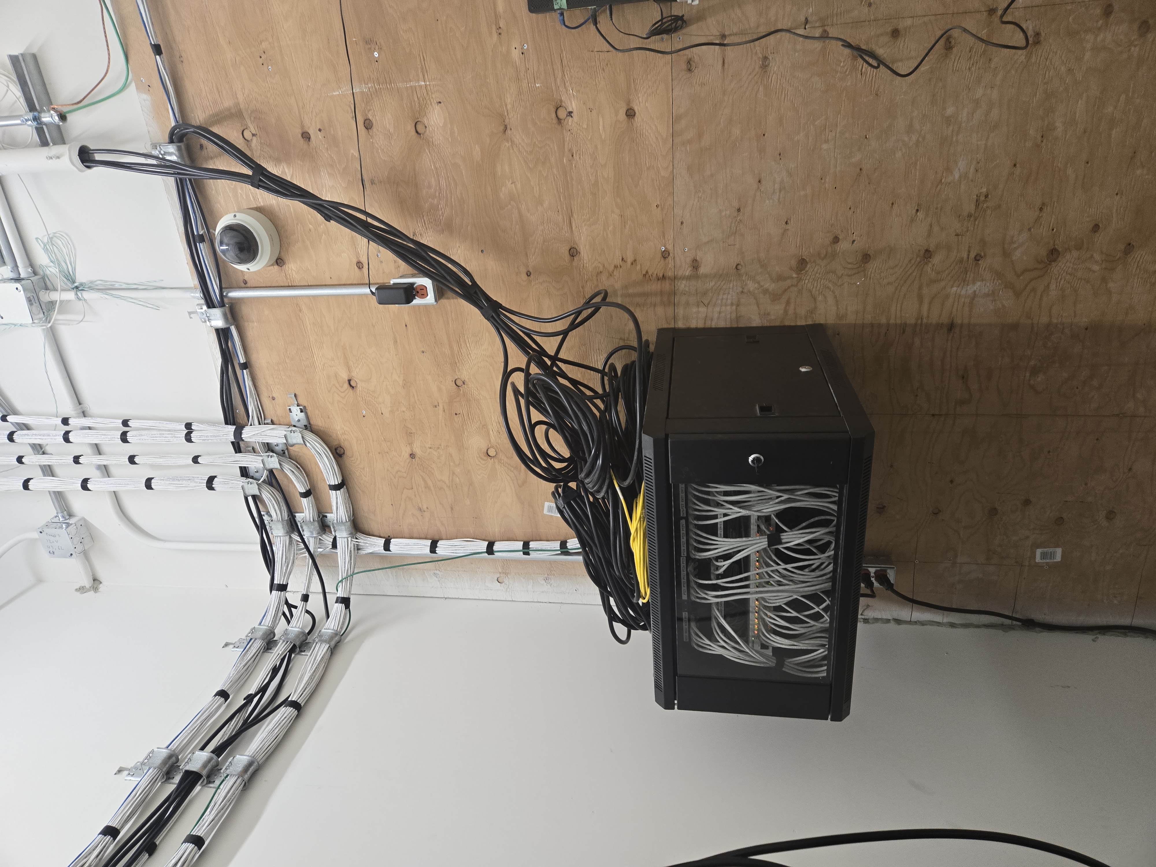 Structured Cabling and Wall Rack